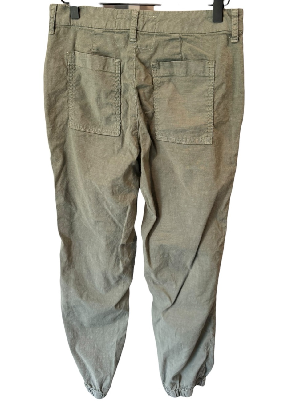 Frank & Eileen Jameson Jogger Pants Linen Sage Green 2 - Picture 4 of 7